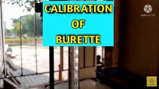 Calibration of Burette [upl. by Jenkel]