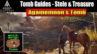 Assassins Creed Odyssey  Agamemnons Tomb  Tomb Stele and Loot Treasure Guides [upl. by Nuncia]