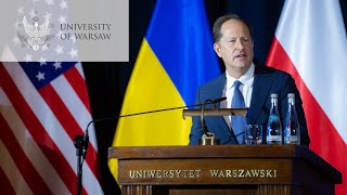 Mark F Brzezinski quotGlobal Leadership Lessons from the Ukraine Crisisquot  wykład na UW [upl. by Vicki]