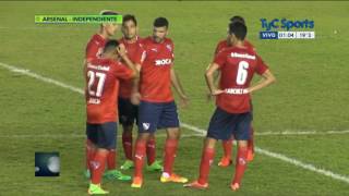 Arsenal vs Independiente  Paso a Paso 24042017 [upl. by Adran]