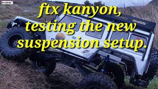 FTX KANYON FIELD TESTING THE NEW SUSPENSION SETUP [upl. by Suanne]