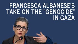 Francesca Albaneses take on the “genocide” in Gaza israel gaza politics podcast foreignpolicy [upl. by Hamon137]