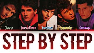 New Kids On The Block  Step By Step Color Coded Lyrics [upl. by Polad]