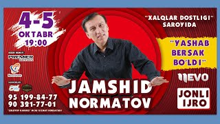 Jamshidbek Normatov  Yashab bersak boldi nomli konsert dasturi 2023 [upl. by Earesed]