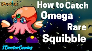 Prodigy Math Game How to catch O Mega Rare Squibble level 91 with 1DoctorGenius [upl. by Caassi]