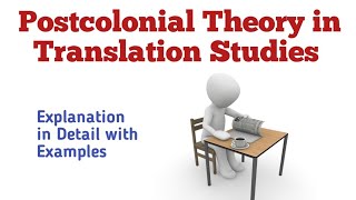 Postcolonial Theory in Translation Studies in UrduHindi Postcolonial Theory in Translation Studies [upl. by Fifine518]