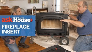 How to Install a Fireplace Insert  Ask This Old House [upl. by Anyk]