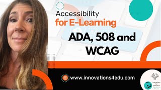 Accessibility in Online ELearning for Articulate 360 Storyline Training WCAG 21 508 Compliance ADA [upl. by Adlei]