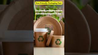 Eco Friendly packaging fact truefactstoday shortsvideo shortsfeed theseepositive [upl. by Ponton617]