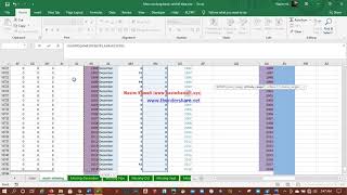 Seasonal Rainfall calculation  Data Analysis  MS Excel [upl. by Omarr]