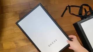 GUCCI LEATHER ESPADRILLE quick unboxing 😱😍 [upl. by Tteirrah848]