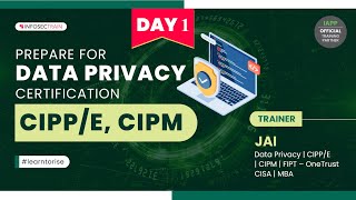 Day 1  Prepare for Data Privacy  Introduction of IAPP CIPPe and CIPM  European Privacy [upl. by Nelac]