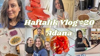 Haftalık Vlog 20  Canım AdanamDikiş süreci Saç kesimiKeratin Bakım Yeni küpe Çiğköfte gecesi [upl. by Auohs]