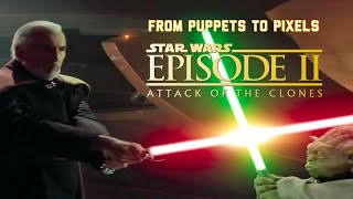 Star Wars Episode II AOTC  From Puppets To Pixels [upl. by Nandor178]