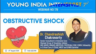 OBSTRUCTIVE SHOCK  pneumo petamponade  DR CHANDRASHISH CHAKRAVARTY [upl. by Olra]