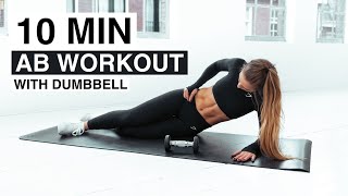 10 MIN AB WORKOUT WITH DUMBBELL [upl. by Isadore]