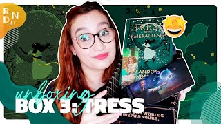 UNBOXING 3 TRESS OF THE EMERALD SEA  A YEAR OF SANDERSON  Resenhando Sonhos [upl. by Bevan]