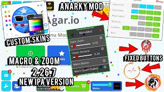 XELAHOT MACRO AND ZOOM TUTORIAL  XELAHOT IPA  ANARKY MOD  2267  NO JAILBREAK  AGARIO MOBILE [upl. by Ellehcir]