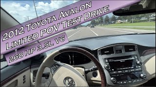 2012 Toyota Avalon Limited POV Test Drive [upl. by Sass486]