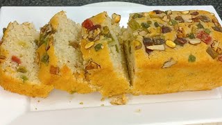 Bakery Style Suji Cake recipe  Eggless amp without oven 😋 by Kitchen Corner [upl. by Biddy730]