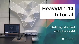 HeavyM 110 Tutorial  How to get started  Projection mapping tutorial [upl. by Elnar]