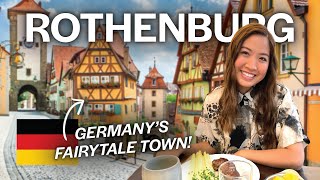 Exploring Rothenburg Germany’s Fairytale Town 🇩🇪 [upl. by Enomis]