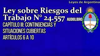 Artículos 6 a 10  Ley de Riesgos del Trabajo Audiolibro [upl. by Breed]