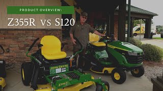 John Deere Z355R vs S120 [upl. by Graehl]