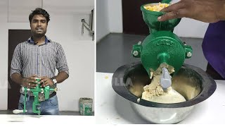 How to use Kalsi Pithi Grinder  Wet amp Dry Grinder  Full Video  Call Us  7829055044 [upl. by Colan]