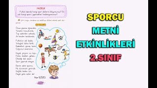 Sporcu Şiiri Etkinlikleri ve Cevapları 2Sınıf [upl. by Nahsin]