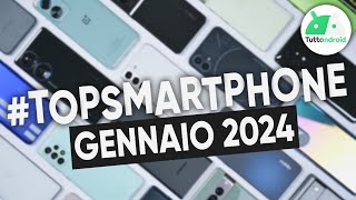 MIGLIORI Smartphone GENNAIO 2024 tutte le fasce di prezzo  TopSmartphone [upl. by Edrahs]