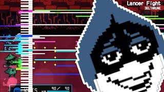 Lancer Fight VS Lancer  DELTARUNE  MIDI Remaster [upl. by Warenne]