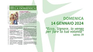 II Domenica del Tempo Ordinario  14 gennaio 2024  anno B  foglietto la Domenica [upl. by Polinski]