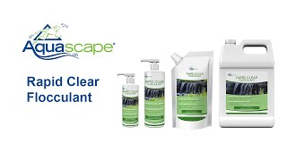 Enjoy a Clear Pond with Aquascape Rapid Clear Flocculant [upl. by Seem]