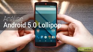 Análise do Android 50 Lollipop  Tudocelularcom [upl. by Oiramd625]