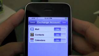 iPhone Zimbra Setup [upl. by Dugaid80]