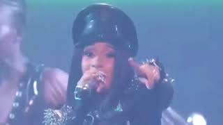 Cardi B Performs Bodak Yellow No Limit Motorsport Bartier Cardi amp Finesse LIVE 2018 [upl. by Yllen]