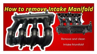 Intake Manifold Removal  Intake Manifold Cleaning  Honda City IDSi [upl. by Eniamrehc]