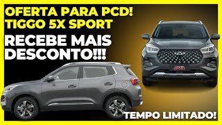 Tiggo 5x Sport PCD mais barato Caiu cinco mil reais Veja o novo preço [upl. by Laucsap]