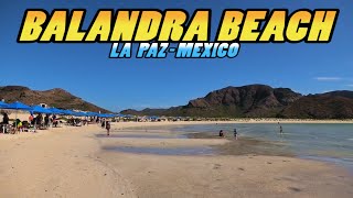 BALANDRA BEACH  Playa Balandra  La Paz  Mexico 4k [upl. by Asilrahc]