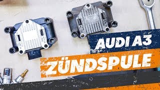 Zündspule wechseln  Audi A3 16 Anleitung [upl. by Ativet295]