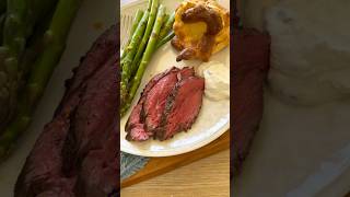 Rosemary Beef Tenderloin with Horseradish Cream [upl. by Herwig]