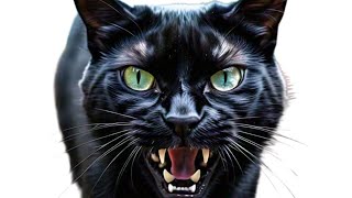 Black Cat Sound  Black Cat Voice  Black Cats Meowing Video [upl. by Valma336]