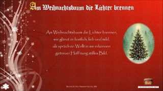 Am Weihnachtsbaum die Lichter brennen [upl. by Ahsilahk]