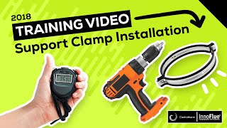 Centrotherm InnoFlue Support Clamp Installation Tutorial [upl. by Shandee]