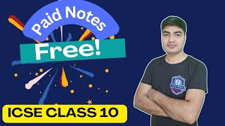 Class 10 ICSE Notes  Hurry up [upl. by Nepsa817]