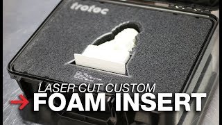 DIY Custom Foam Insert  Foam Storage Insert  Laser Cut Foam [upl. by Ybrad]