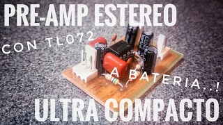 Preamplificador Estéreo Ultra Compacto a Batería  Parte 1  Diagrama [upl. by Odlonra]