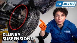 Clunking noise coming from the front of your car or truck Steps to identify suspension issue [upl. by Harihs]