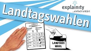 Landtagswahlen einfach erklärt explainity® Erklärvideo [upl. by Server]